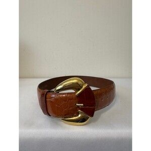 IMPORTED ALLIGATOR GRAIN STEERHEAD made in USA belt medium